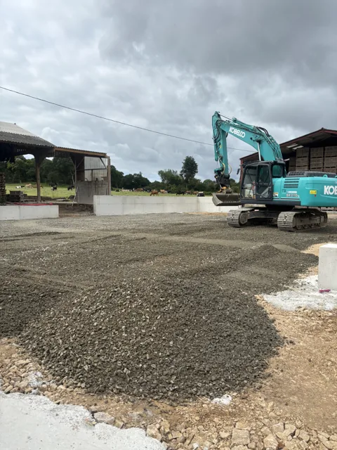 Nivellement et apport de matériaux