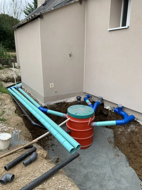 Raccordement des réseaux autour d’une maison
